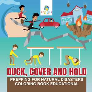 Duck, Cover and Hold | Prepping for Natural Disasters | Coloring Book Educational de Educando Kids