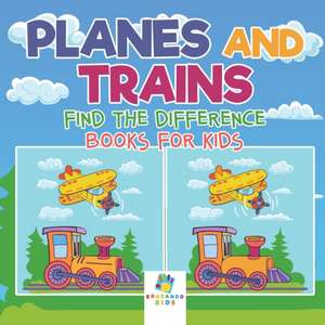 Planes and Trains | Find the Difference Books for Kids de Educando Kids