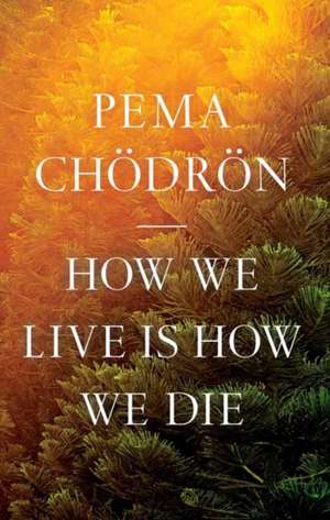 How We Live Is How We Die de Pema Chodron