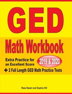 GED Math Workbook 2019 & 2020 de Reza Nazari