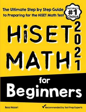 HiSET Math for Beginners de Reza Nazari