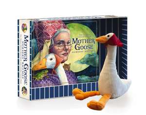 The Mother Goose Plush Gift Set: Featuring Mother Goose Classic Children's Board Book + Plush Goose Stuffed Animal Toy de Gina Baek