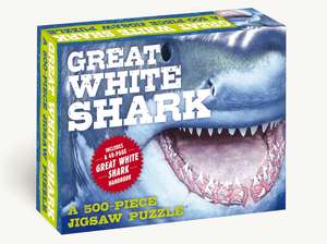 The Great White Shark 500-Piece Jigsaw Puzzle and Book: A 500-Piece Family Jigsaw Puzzle Featuring The Shark Handbook de Julius Csotonyi