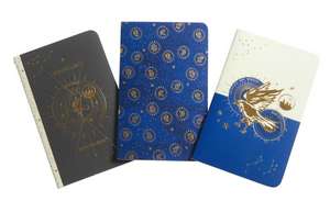 Harry Potter: Ravenclaw Constellation Sewn Pocket Notebook Collection (Set of 3) de Insight Editions