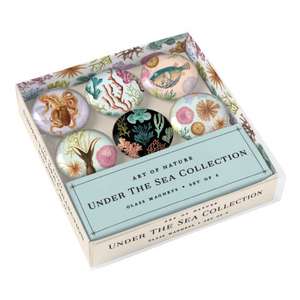 Art of Nature: Under the Sea Glass Magnet Set de Insight Editions