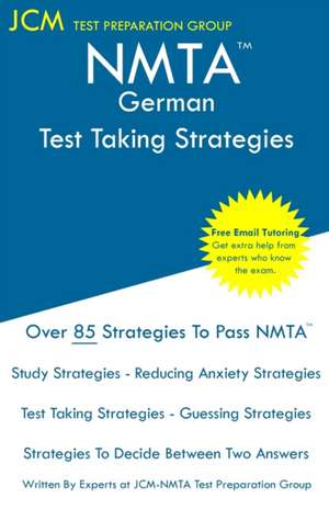 NMTA German - Test Taking Strategies de Jcm-Nmta Test Preparation Group