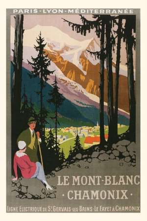 Vintage Journal Chamonix Travel Poster de Found Image Press