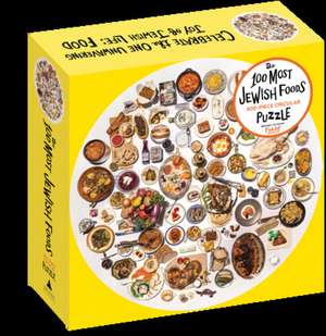 The 100 Most Jewish Foods: 500-Piece Circular Puzzle de Tablet