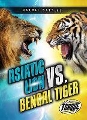 Asiatic Lion vs. Bengal Tiger de Kieran Downs