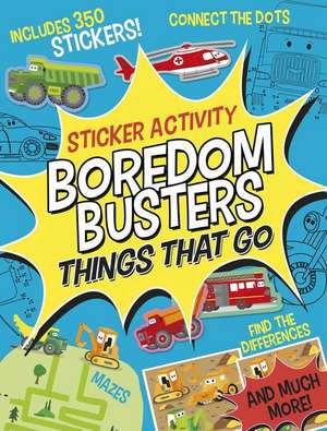 Boredom Busters: Things That Go Sticker Activity de Tiger Tales