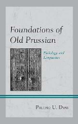 Foundations of Old Prussian de Pietro U. Dini