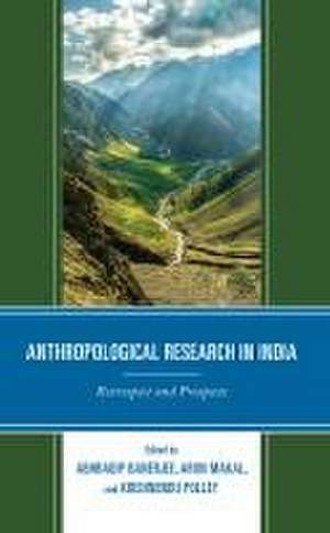 Anthropological Research in India de Abhradip Banerjee