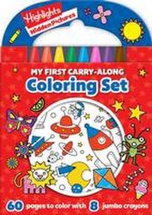 Highlights: My First Hidden Pictures Carry-Along Coloring Set de Delaney Foerster