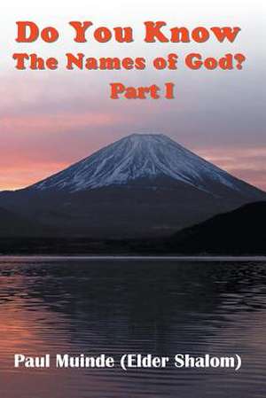 Do You Know the Names of God? Part 1: Track Your Progress See What Works - A Must for Anyone on the Fat Resistance Diet de Paul Muinde