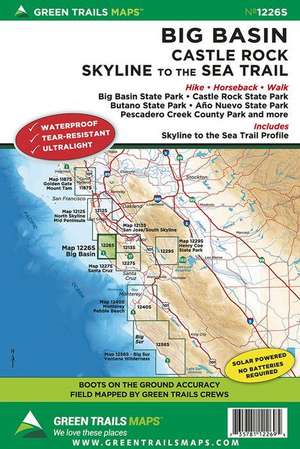 Big Basin, CA No. 1226s de Green Trails Maps