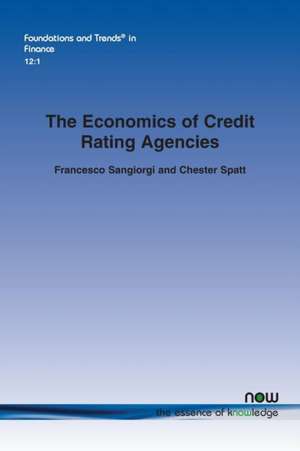 The Economics of Credit Rating Agencies de Chester Spatt