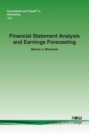 Financial Statement Analysis and Earnings Forecasting de Steven J. Monahan