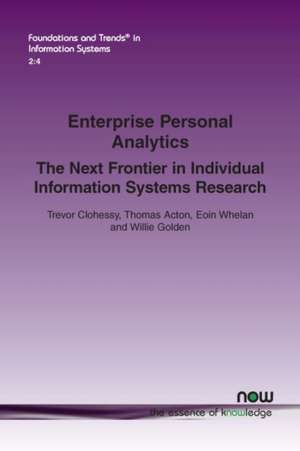 Enterprise Personal Analytics de Trevor Clohessy