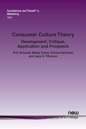 Consumer Culture Theory de Eric Arnould