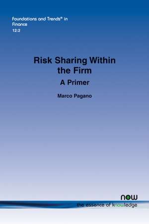 Risk Sharing within the Firm de Marco Pagano