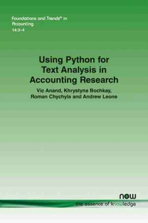 Using Python for Text Analysis in Accounting Research de Vic Anand