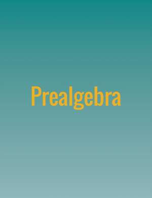 Prealgebra de Lynn Marecek