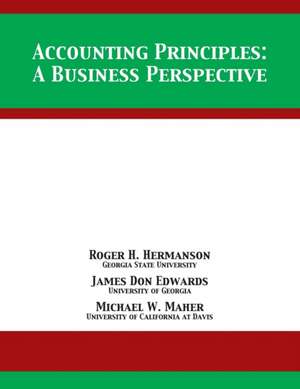 Accounting Principles de Roger H. Hermanson