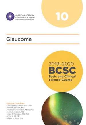 2019-2020 Basic and Clinical Science Course, Section 10: Glaucoma de American Academy of Ophthalmology