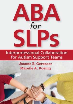ABA for Slps de Joanne E Gerenser