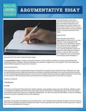 Argumentative Essay (Speedy Study Guides) de Speedy Publishing LLC