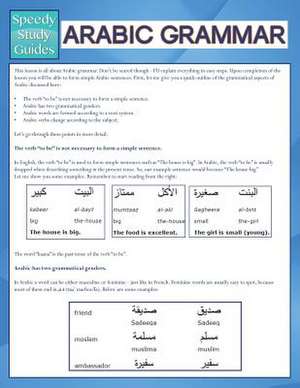 Arabic Grammar (Speedy Study Guides) de Speedy Publishing LLC