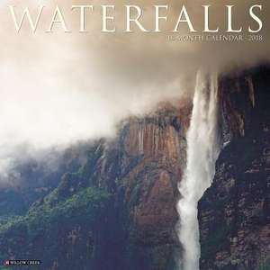 Waterfalls 2018 Wall Calendar de Willow Creek Press