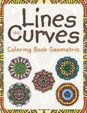 Lines and Curves: Coloring Book Geometric de Jupiter Kids