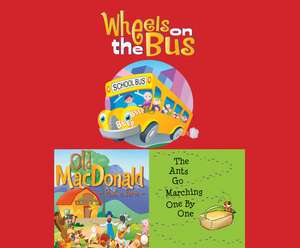 Wheels on the Bus; Old MacDonald Had a Farm; & the Ants Go Marching One by de Erin Yuen