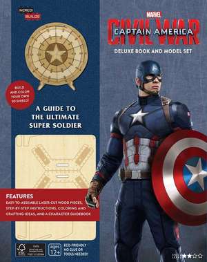 INCREDIBUILDS: MARVEL: CAPTAIN AMERICA DELUXE BOOK AND MODEL SET de INSIGHT EDITIONS