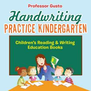 Handwriting Practice Kindergarten de Gusto