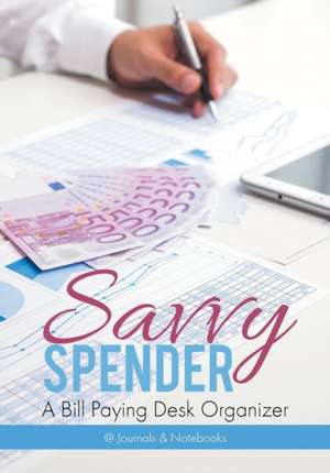 Savvy Spender - A Bill Paying Desk Organizer de @Journals Notebooks