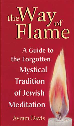 The Way of Flame: A Guide to the Forgotten Mystical Tradition of Jewish Meditation de Avram Davis