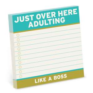 Knock Knock Adulting Sticky Notes (4 x 4-inches) de Knock Knock