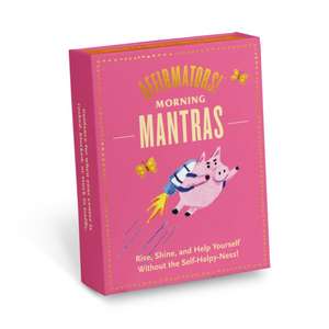 Knock Knock Affirmators! Mantras (Morning) Card Deck de Knock Knock