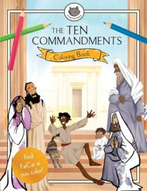 The Ten Commandments Coloring Book de Natasha Kennedy