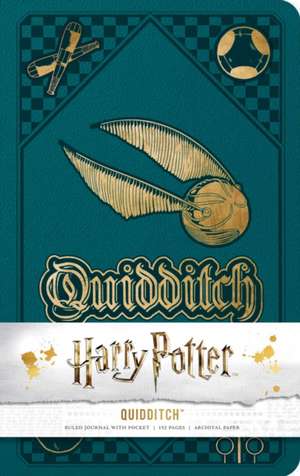 Harry Potter: Quidditch Hardcover Ruled Journal de Insight Editions