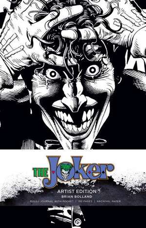 DC Comics: The Joker Hardcover Ruled Journal: Artist Edition de Insight Editions