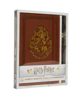 Harry Potter: Hogwarts Hardcover Journal and Elder Wand Pen Set de Insight Editions