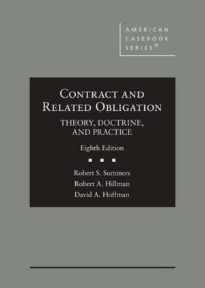 Contract and Related Obligation de David A. Hoffman