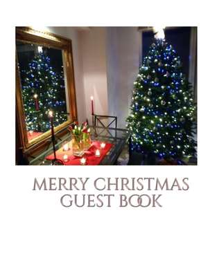 Merry christmas blank guest book de Michael Huhn