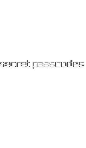 secret passcodes blank notebook de Michael Huhn