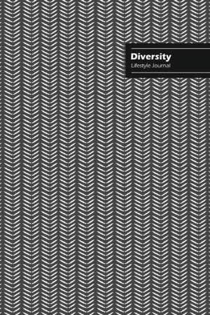 Diversity Lifestyle Journal, Creative Write-in Notebook, Dotted Lines, Wide Ruled, Medium Size (A5), 6 x 9 Inch (Gray) de Design