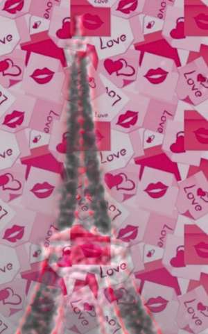 Paris love lips eiffel tower creative blank journal de Michael Huhn