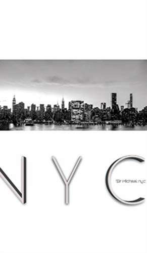 NYC iconic Manhattan skyline creative blank journal notebook $ir Michael designer edition de Michael Huhn